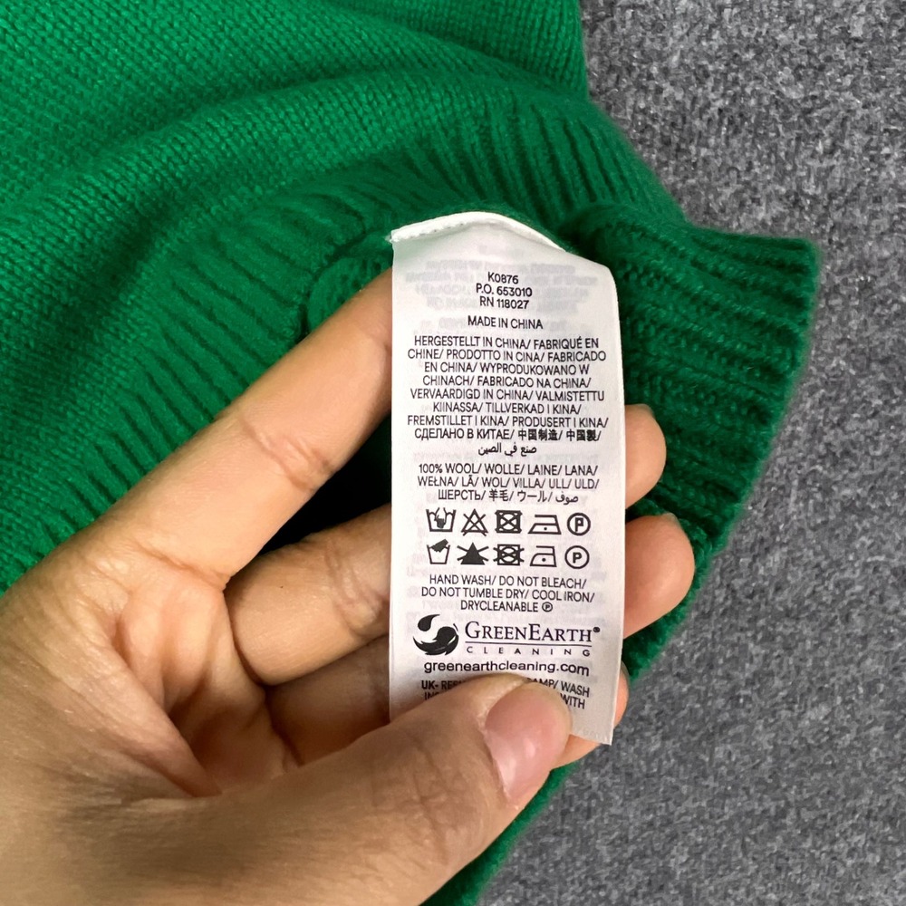 NEW Boden Sweater Vest Medium Green V-Neck 100% Wool Sleeveless Knit - Picture 6 of 7